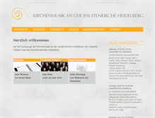 Tablet Screenshot of kirchenmusik-jesuitenkirche.de